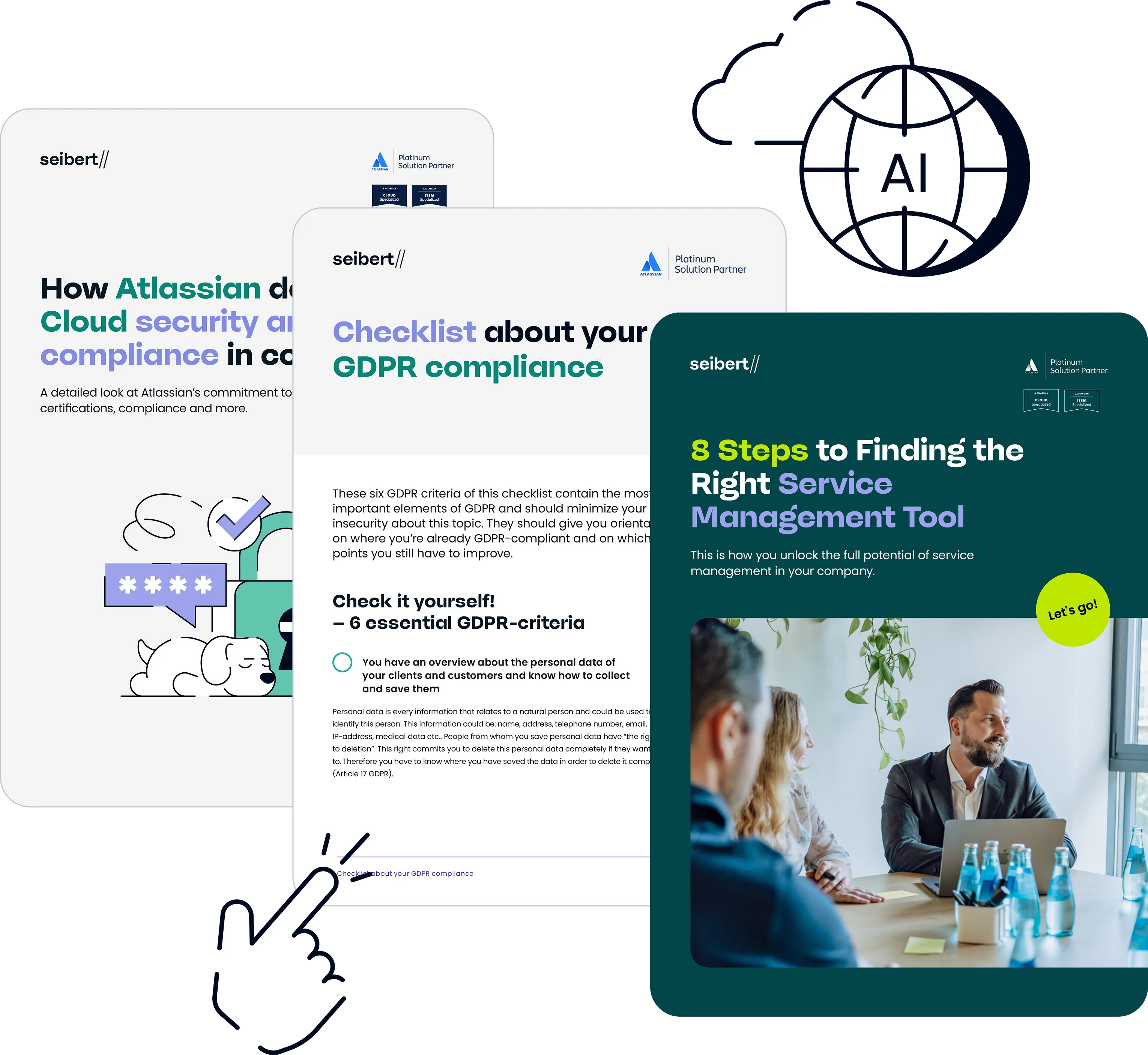 A collection of Seibert Solutions whitepapers on collaboration, cloud migration, and the Atlassian world
