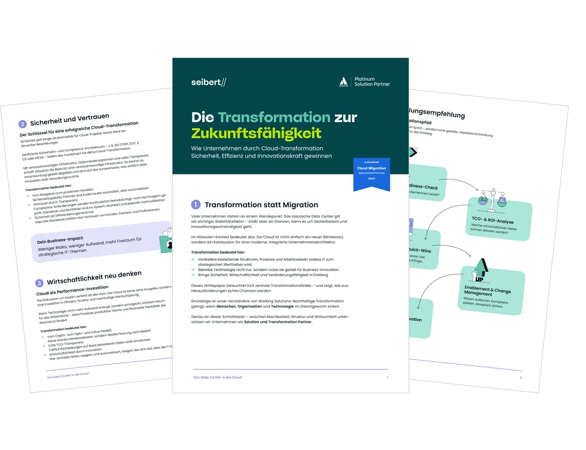 Cover des Whitepapers Die Transformation zur Zukunftsfähigkeit