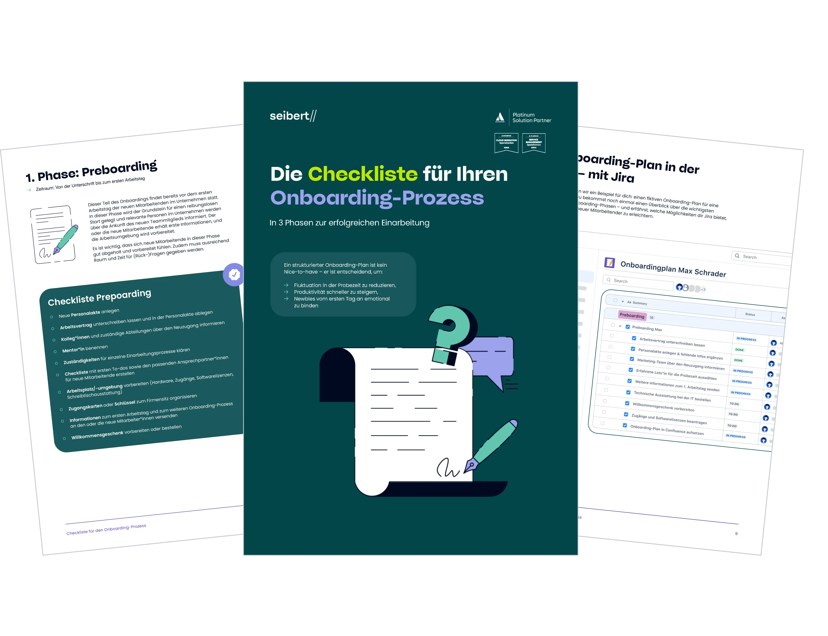 Cover der ESM Onboarding-Checkliste
