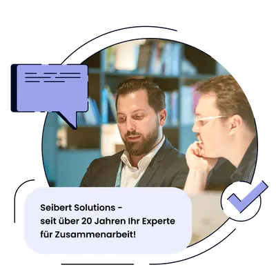 An animated office with employees working together