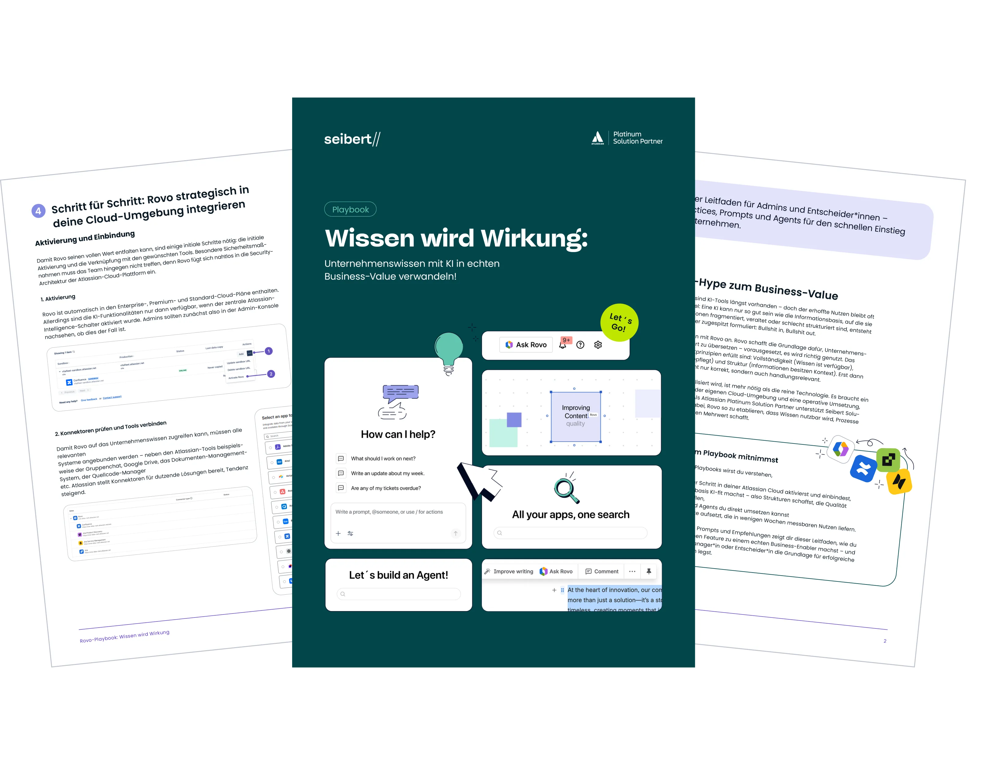 Deckblatt des Rovo Playbooks – Wissen wird Wirkung